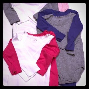 Carters long sleeve onesies 8 pack